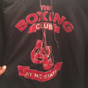 NC State Boxing hoodie.